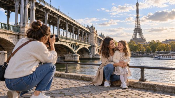 Sélection de photographes famille à Paris pour des instants mémorables